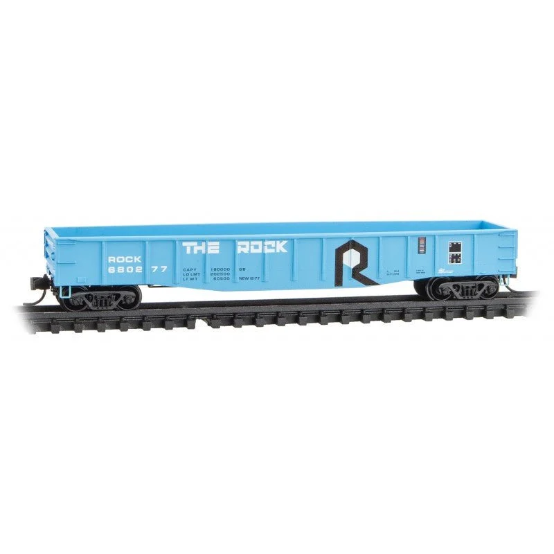Micro Trains Line N Rock Island 50' 15-Panel Fixed-End Gondola RD# 680277