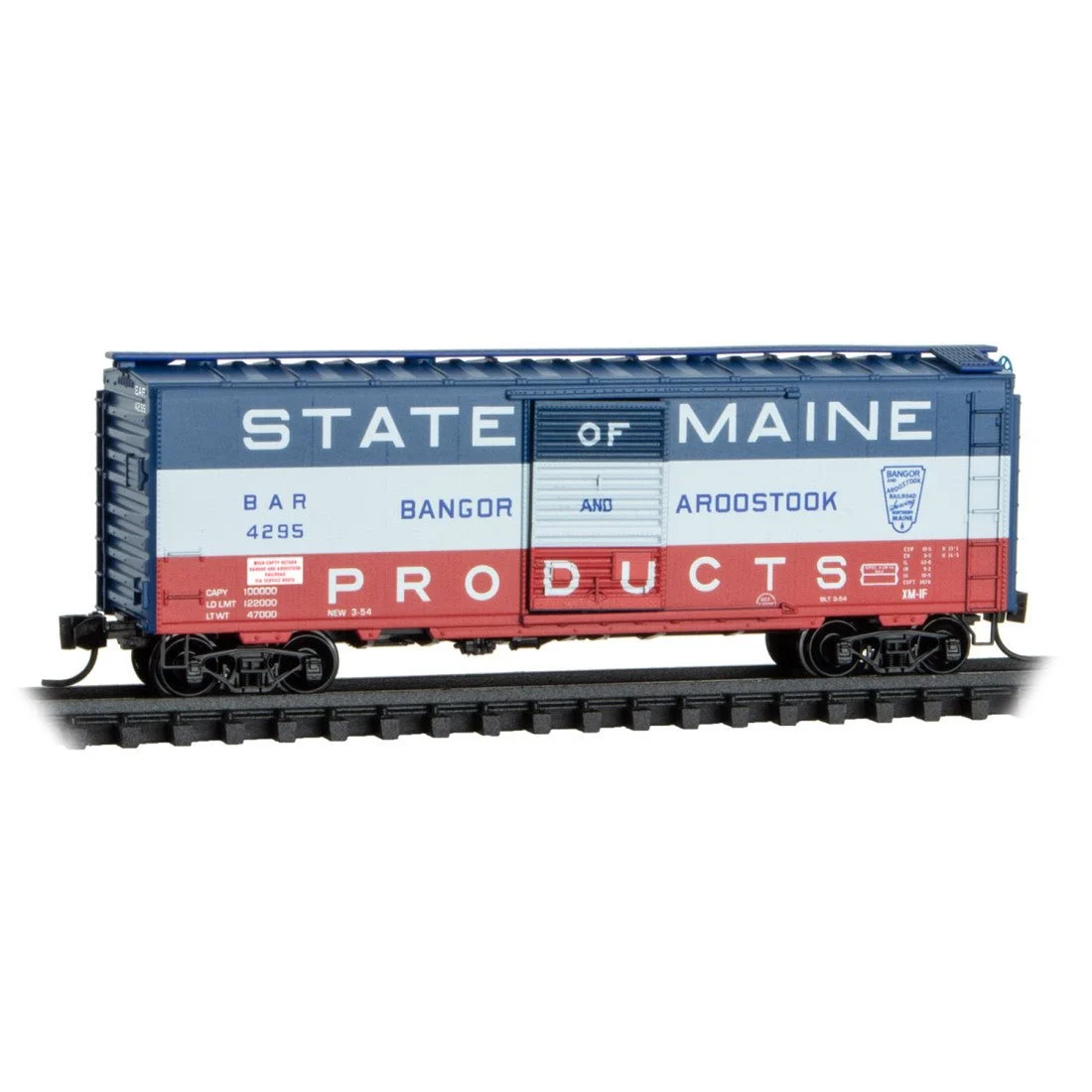 Micro Trains Line N Scale Bangor & Aroostoock Rd# 4295