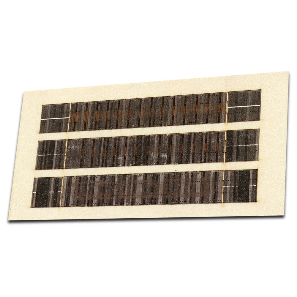 Micro Trains N Scale Bulkhead Flatcar Weathered Deck #2 3-pk