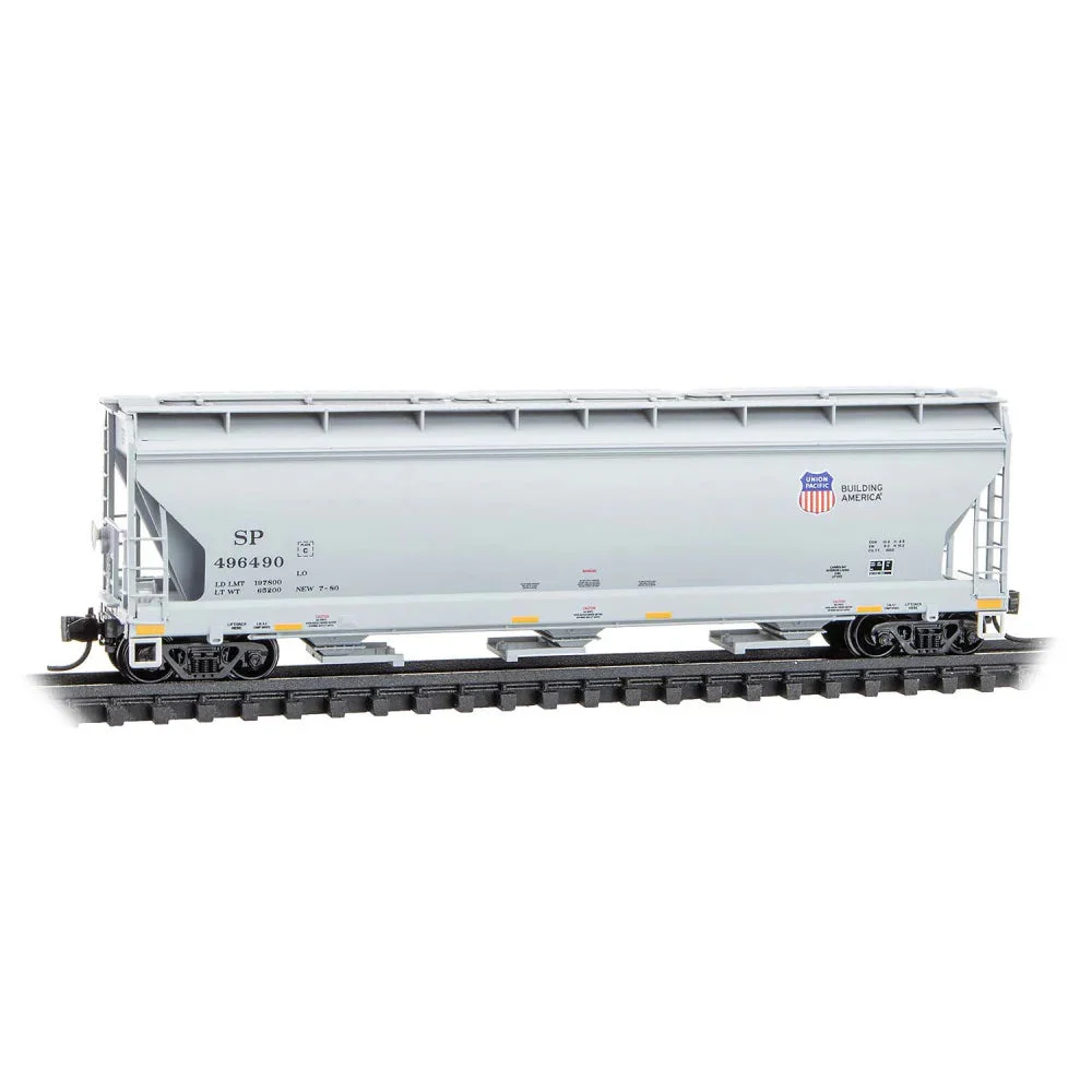 Micro Trains Line N Scale Union Pacific Ex Southern Pacific 3 Bay Covered Hopper SP #496490