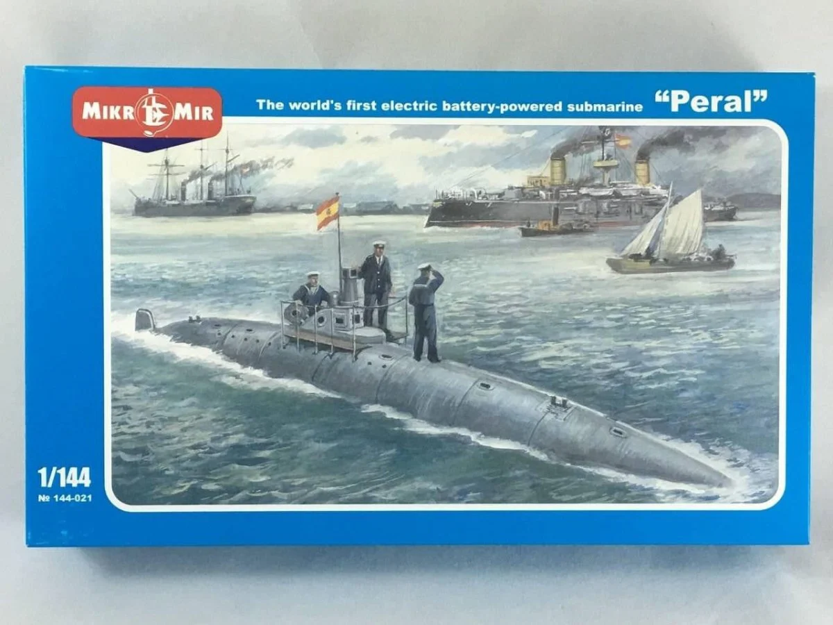 MikroMir 1/144 Micro-Mir Spanish Submarine Peral