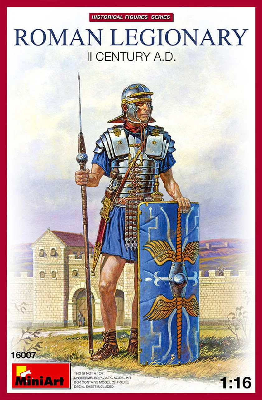 Miniart 1/16 Roman Legionary Ii Century A.D. Plastic Model Kit