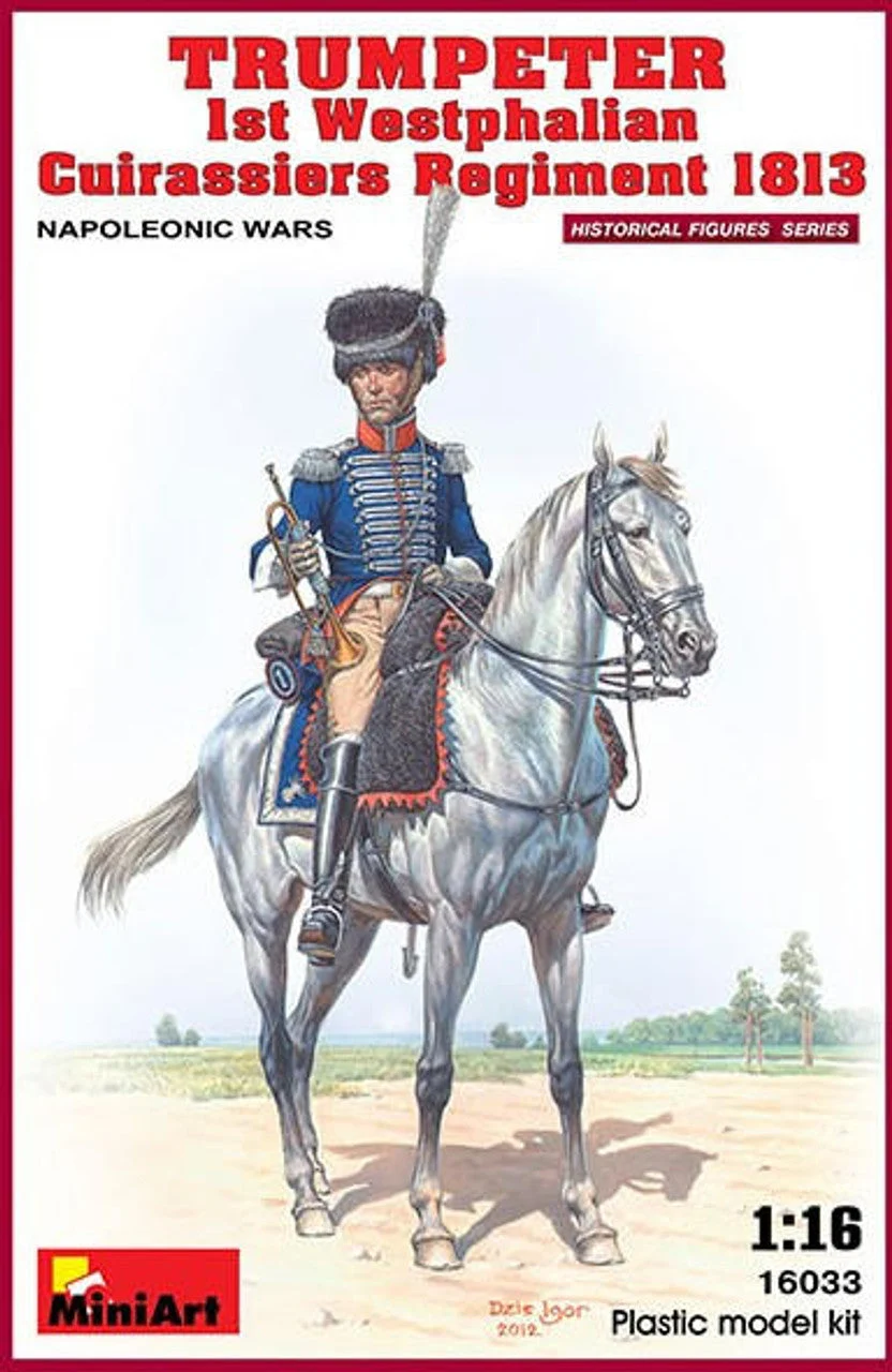Miniart 1/16 Trumpeter. 1st Westphalian Cuirassiers Regiment