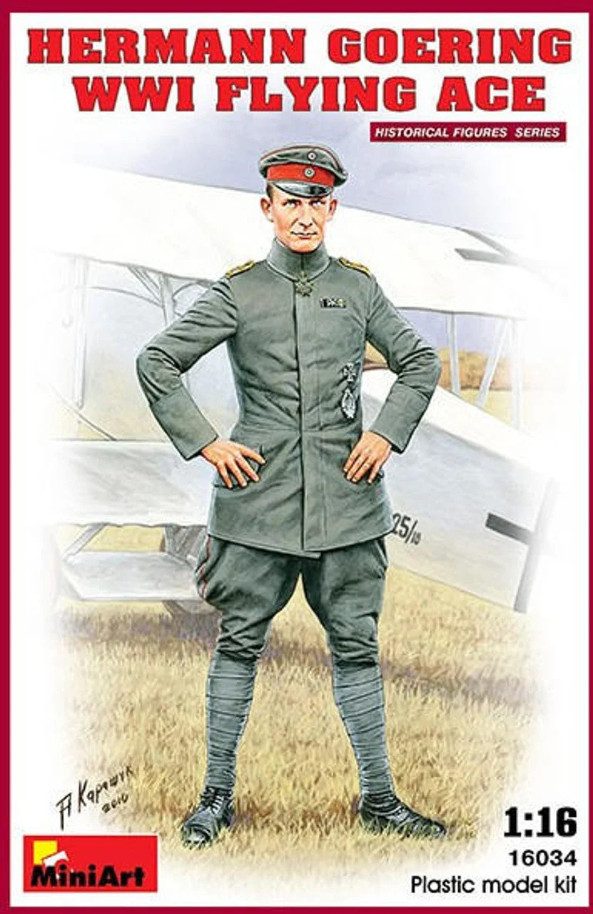 Miniart 1/16 Hermann Goering. WW1 Flying Ace
