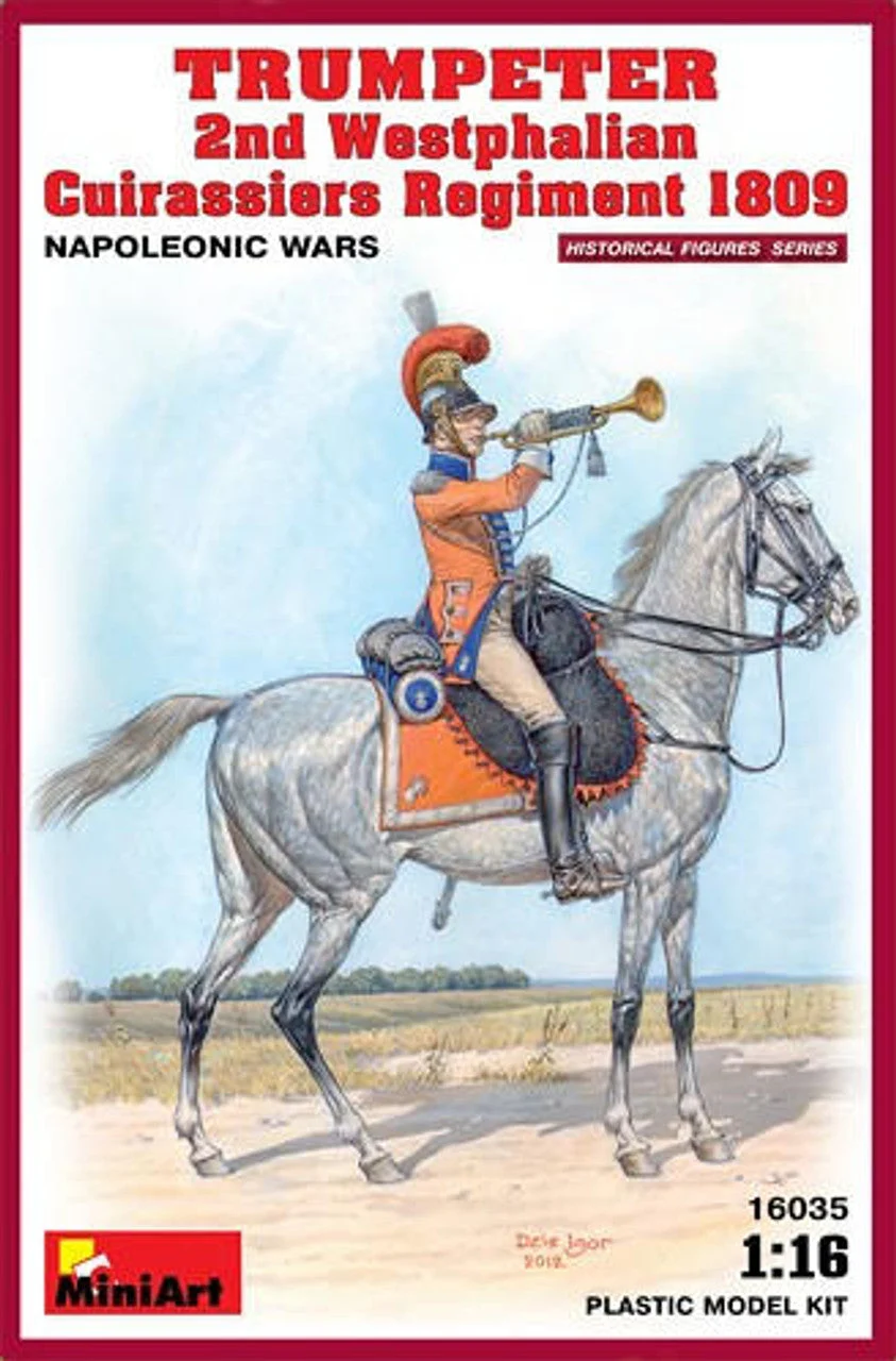 Miniart 1/16 Trumpeter. 2nd Westphalian Cuirassiers Regiment