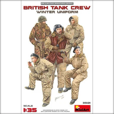 1/35 Miniart British Tank Crew (Winter Uniform)