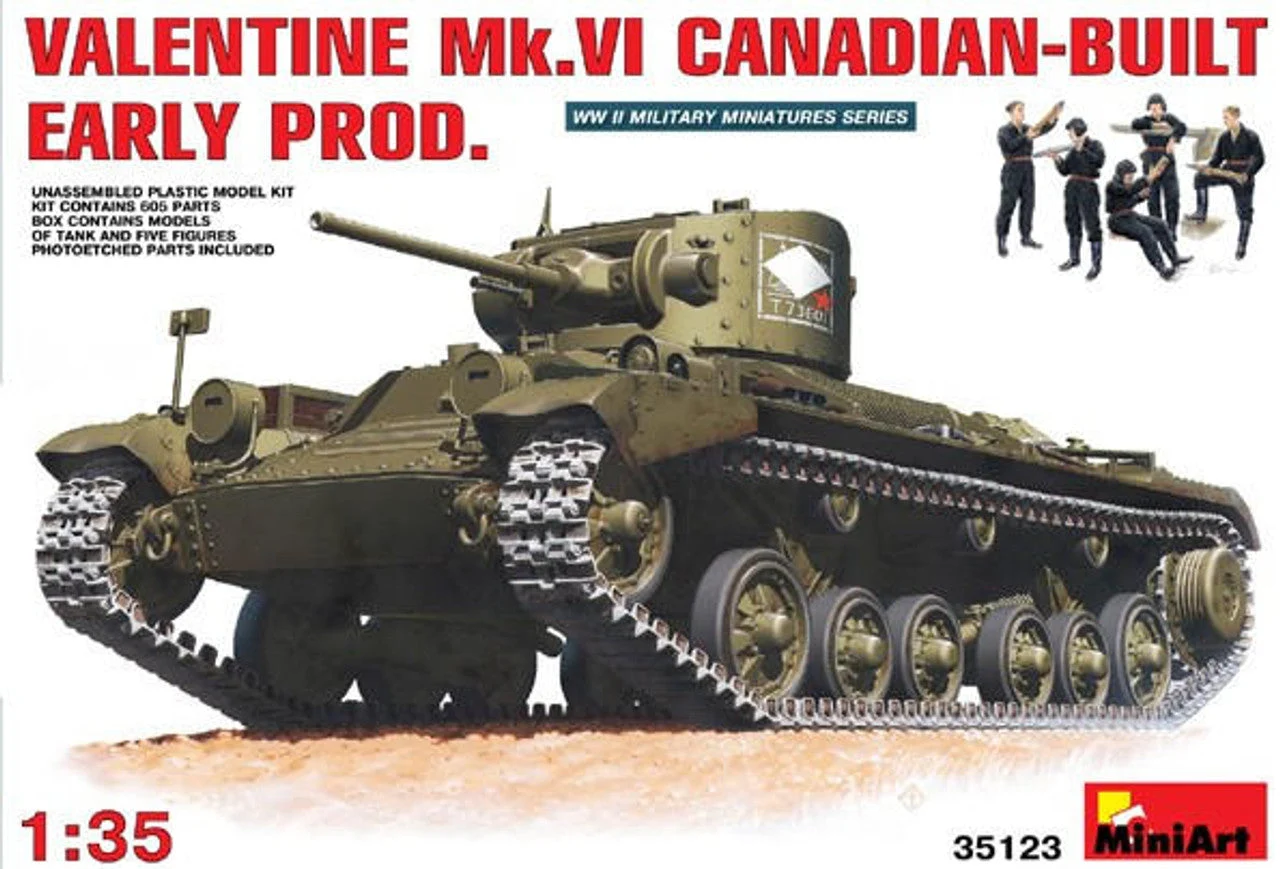 Miniart 1/35 Miniart Valentine Mk 6. Canadian -built Early Prod.