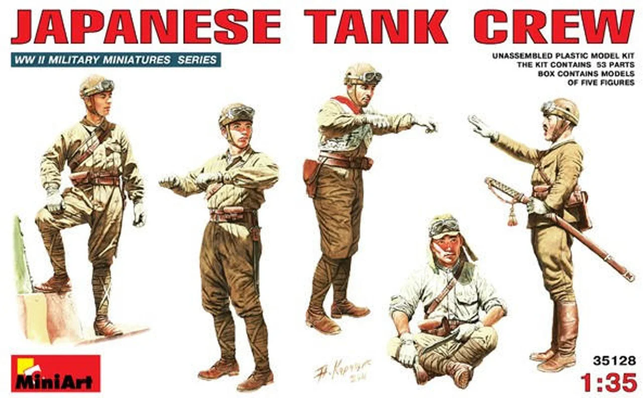 Miniart 1/35 Japanese Tank Crew (5)