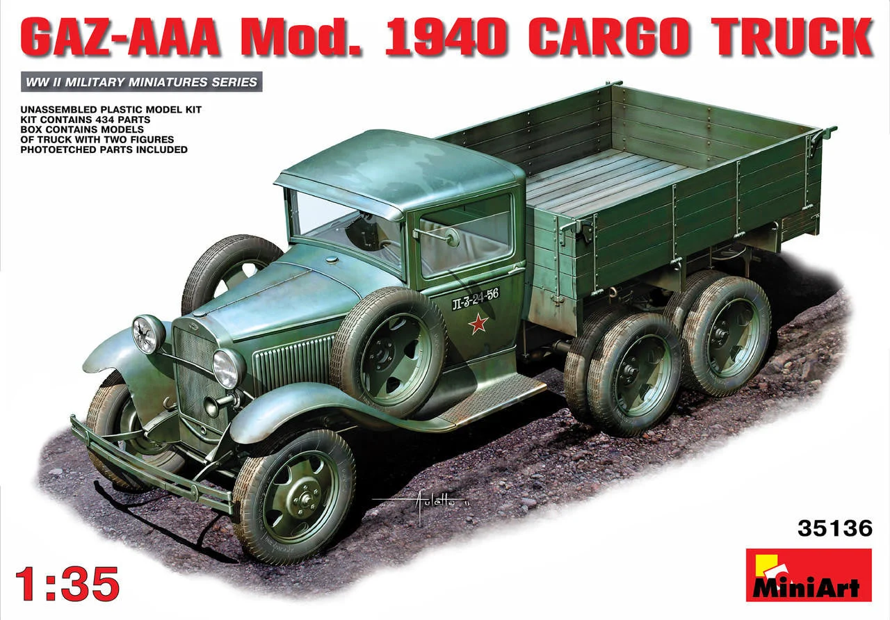 Miniart 1/35 Miniart GAZ-AA?. Mod. 1940. Cargo Truck