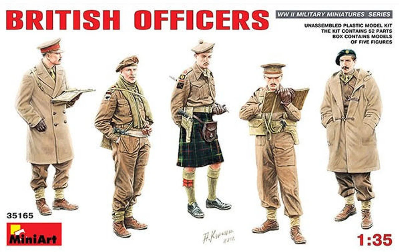 Miniart 1/35 British Officers (5)