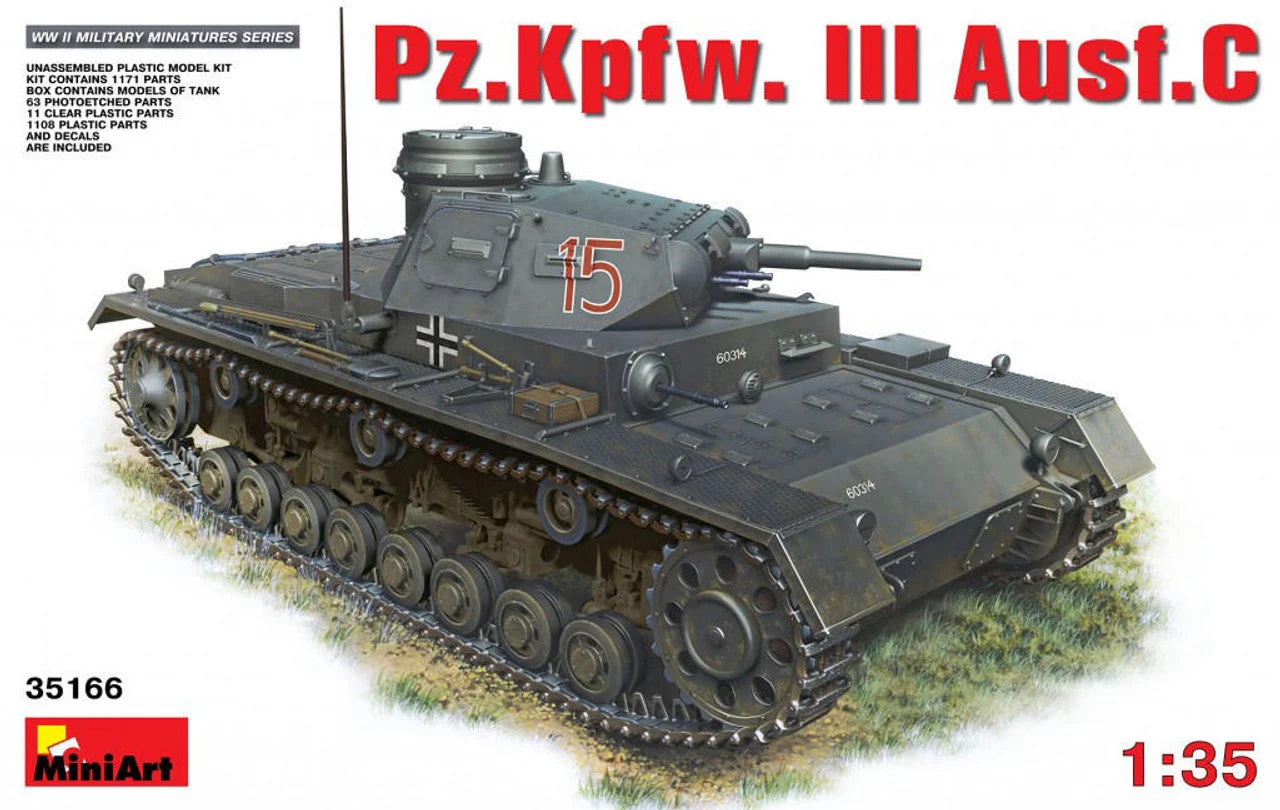 Miniart 1/35 Miniart Panzer Pz.Kpfw.III Ausf C