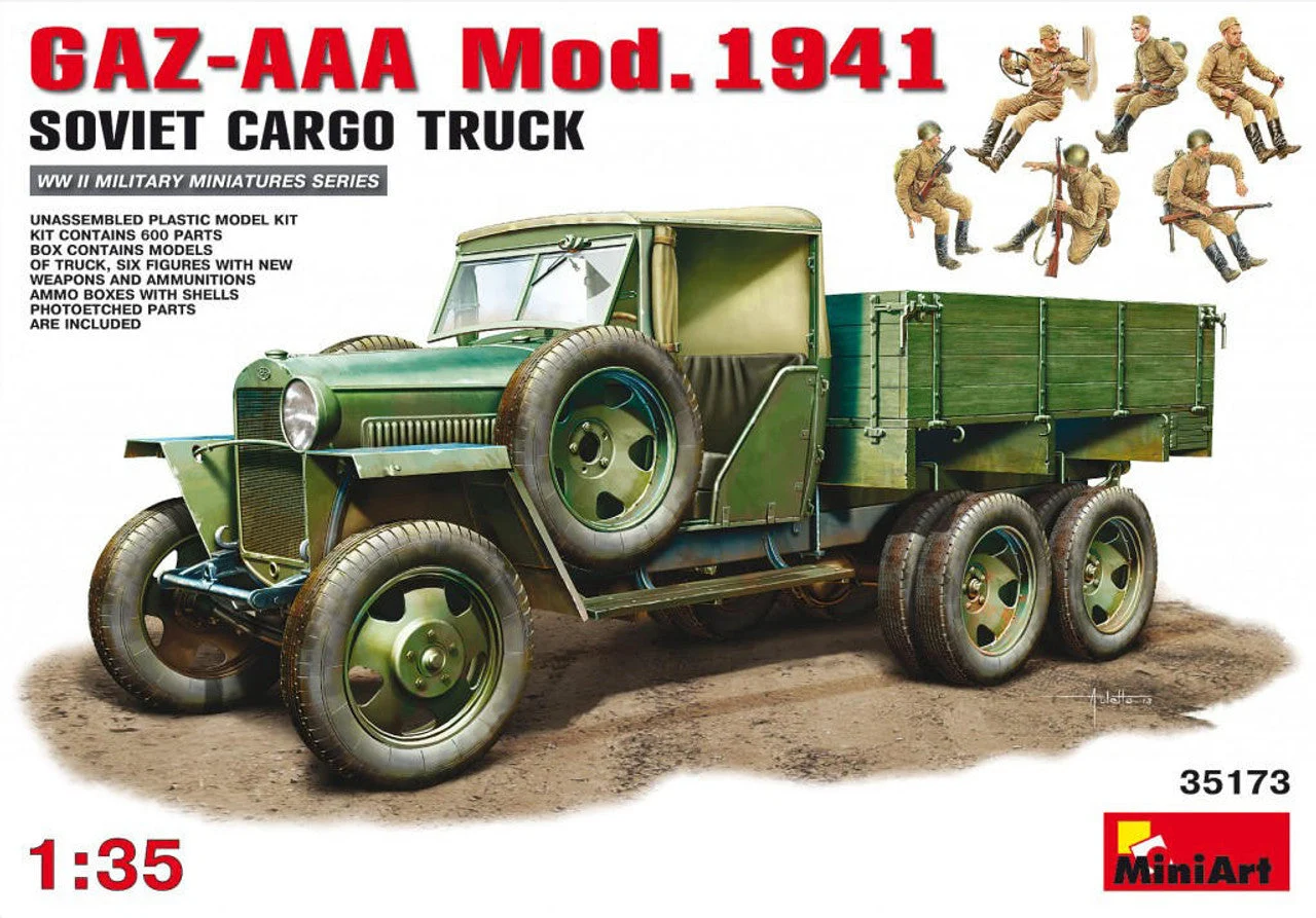 Miniart 1/35 Miniart GAZ-AAA Cargo Truck Mod. 1941