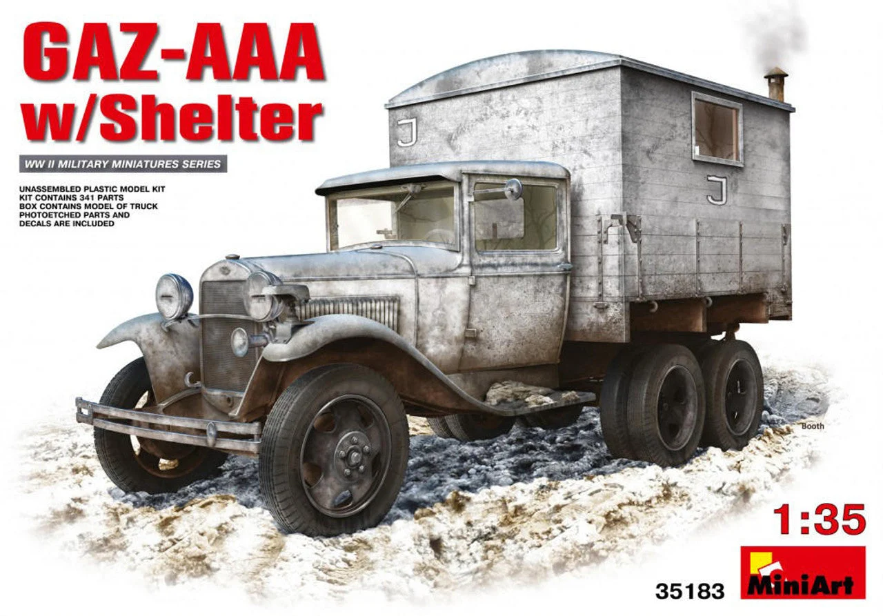 Miniart 1/35 Miniart GAZ-AAA with Shelter