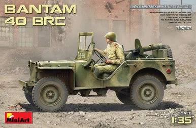 1/35 Miniart WWII Bantam 40BRC Military Car w/Gun & 5 Crew