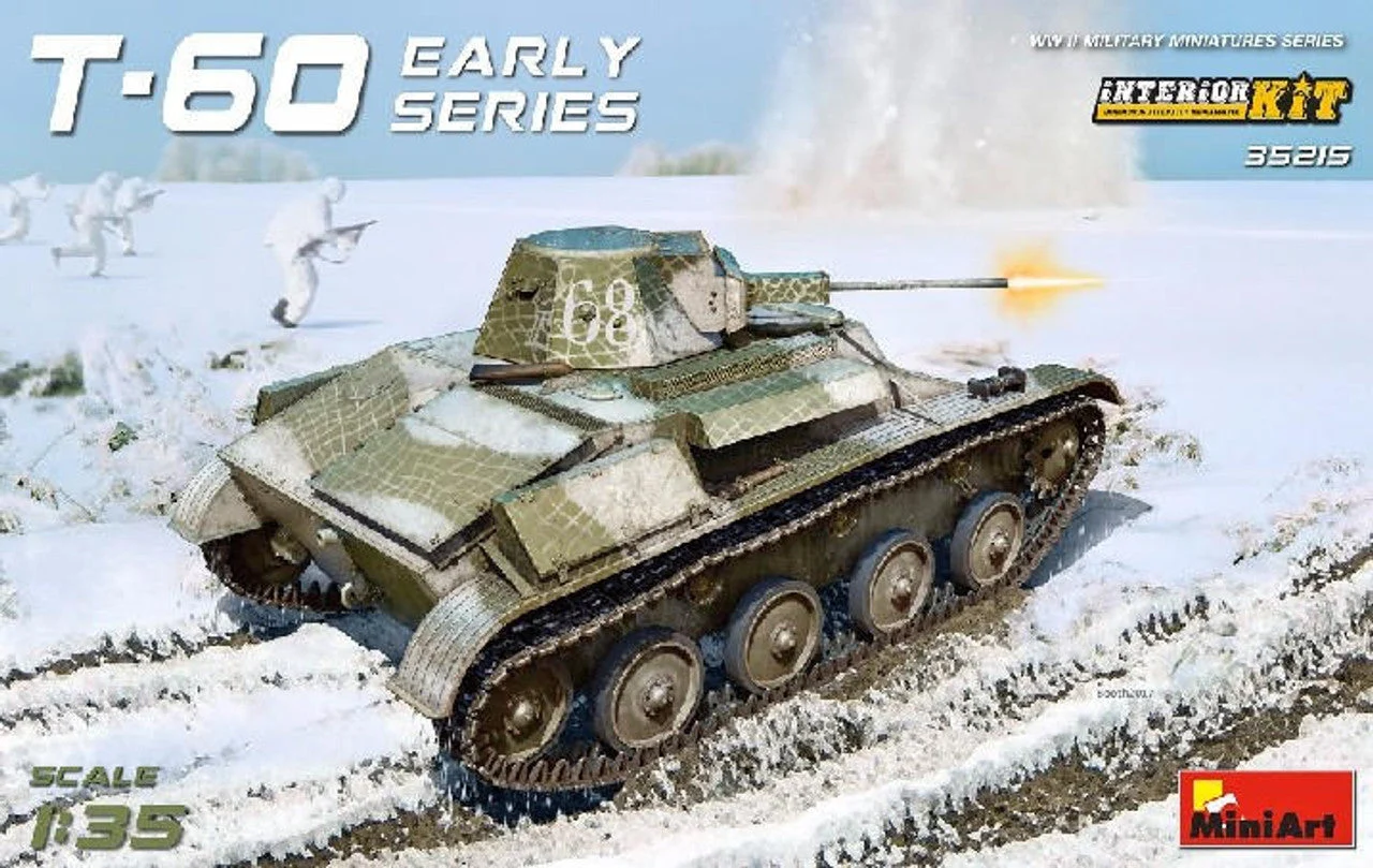 Miniart 1/35 Miniart T-60 Early Series (GAP) Interior Kit