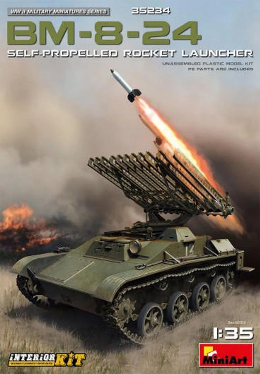 Miniart 1/35 Miniart BM8-24 Self-Propelled Rocket Launcher