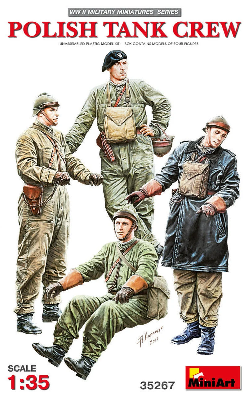 Miniart 1/35 Polish Tank Crew Figure Set
