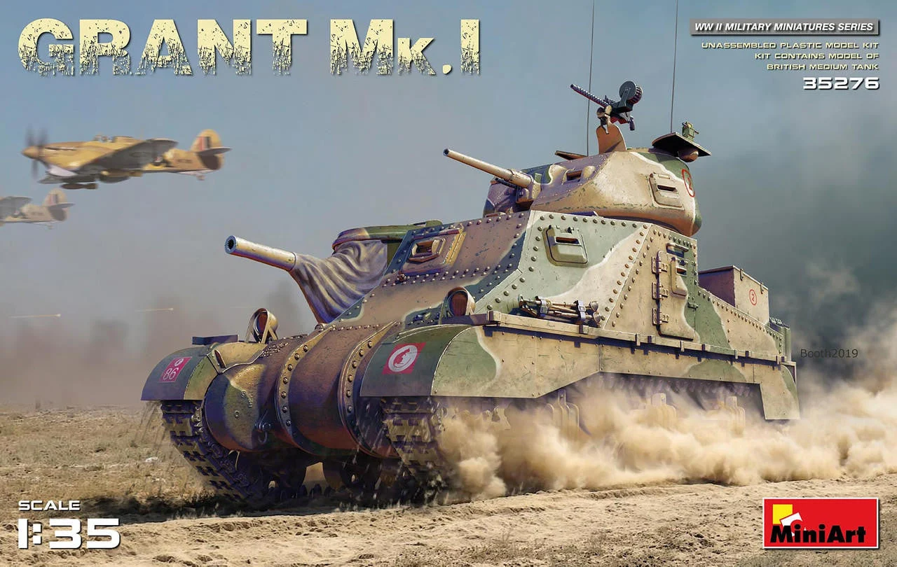 Miniart 1/35 Miniart Grant Mk.I Tank Plastic Model Kit