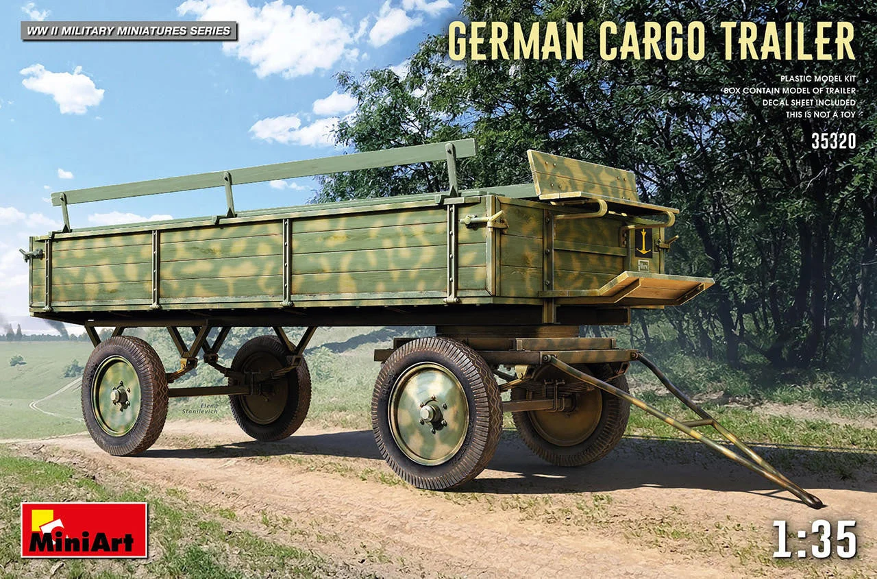 Miniart 1/35 Miniart German Cargo Trailer