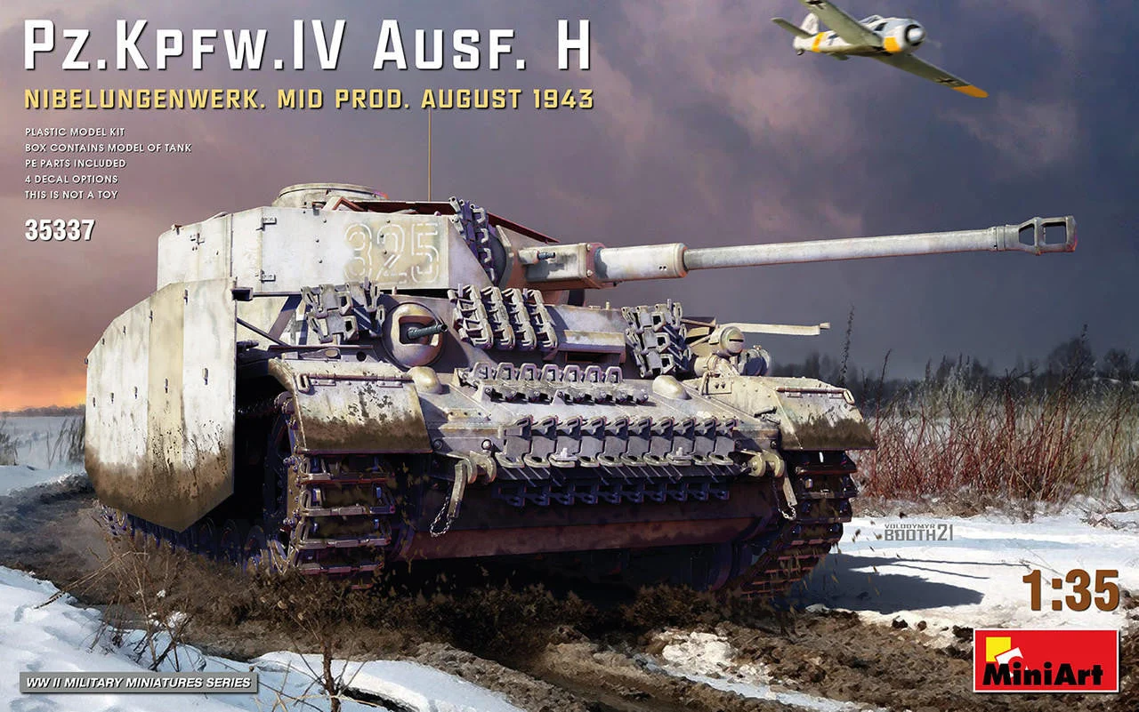 Miniart 1/35 Miniart Panzer Pz.Kpfw.IV Ausf.H Nibelungenwerk Mid Production August 1943