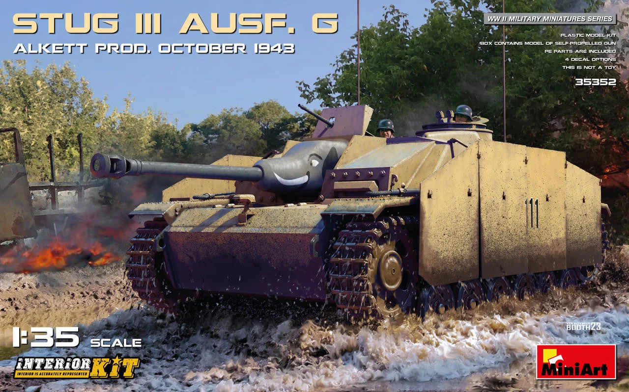 Miniart 1/35 Miniart STUG III AUSF. G ALKETT PROD. OCTOBER 1943 INTERIOR KIT