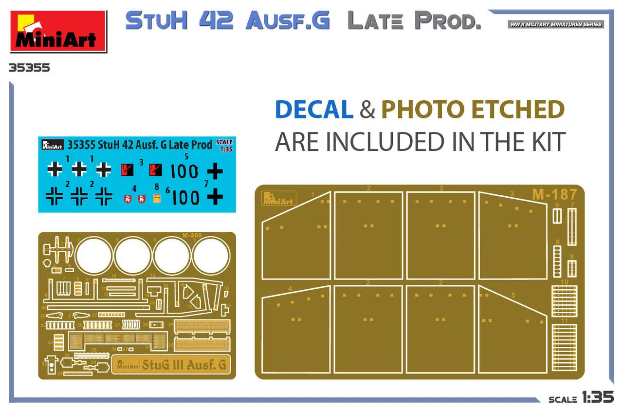 Miniart 1/35 Miniart StuH 42 Ausf. G Late Prod