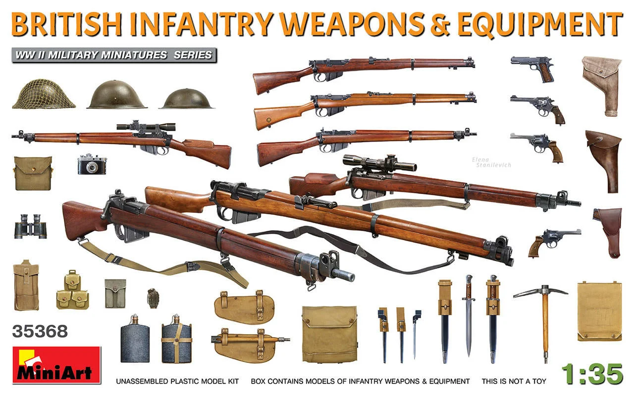 Miniart 1/35 Miniart British Infantry Weapons & Equipment