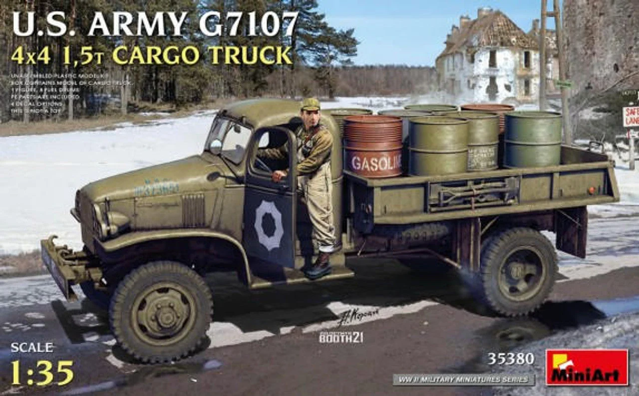 Miniart 1/35 Miniart US Army G7107 4x4 1.5-Ton Cargo Truck