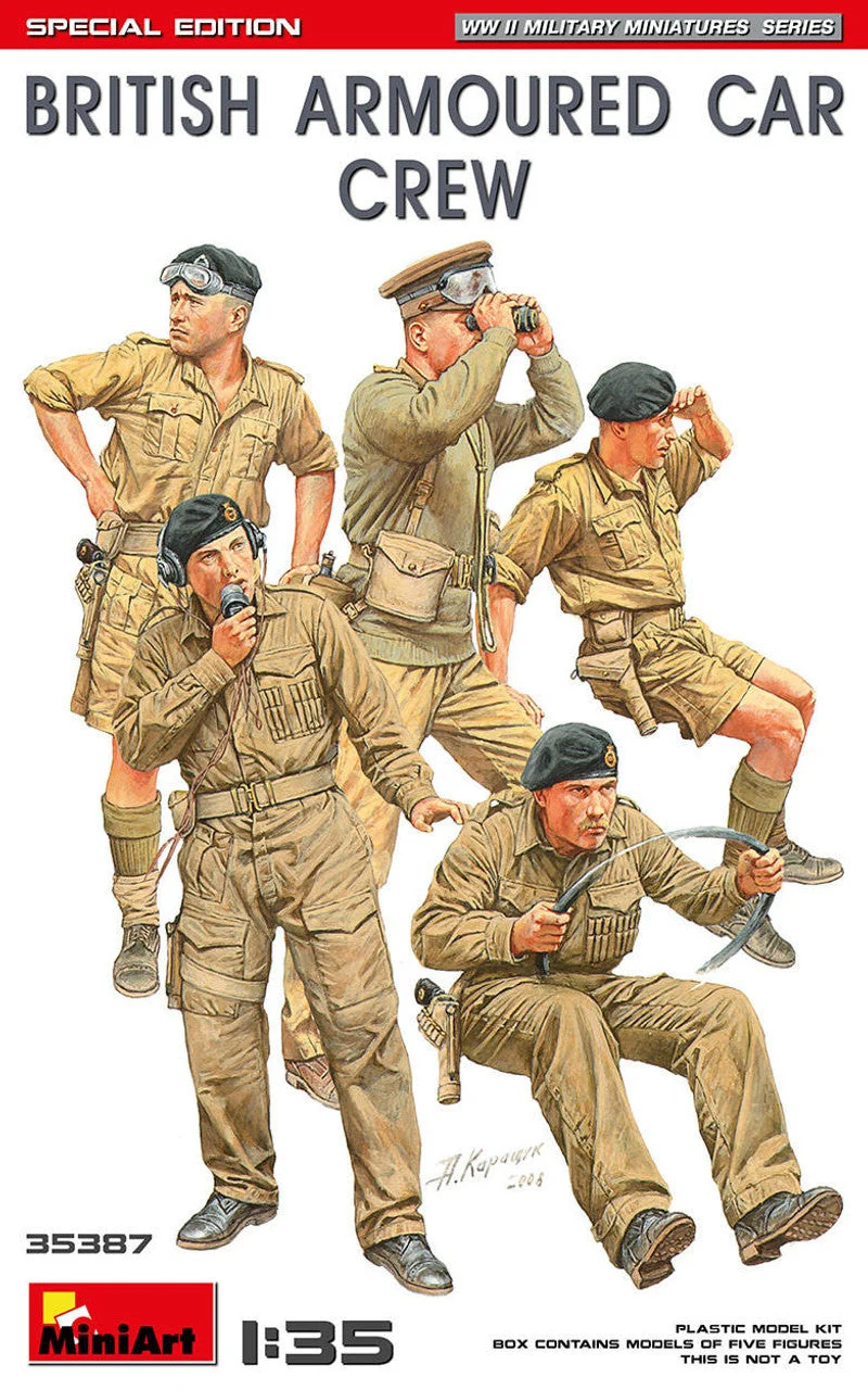 Miniart 1/35 Miniart BRITISH ARMOURED CAR CREW. SPECIAL EDITION