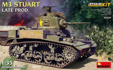 1/35 Miniart M3 Stuart Late Production w/Interior Plastic Model Kit
