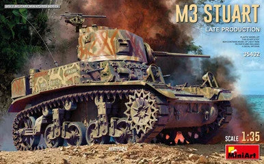 1/35 Miniart M3 Stuart Light Tank. Late Prod.