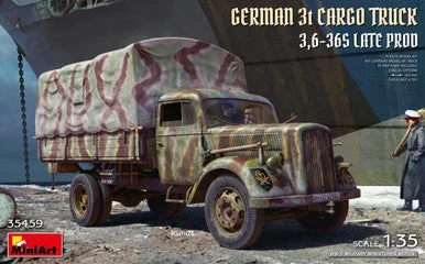 1/35 Miniart German 3t Cargo Truck 3,6-36S Late Prod