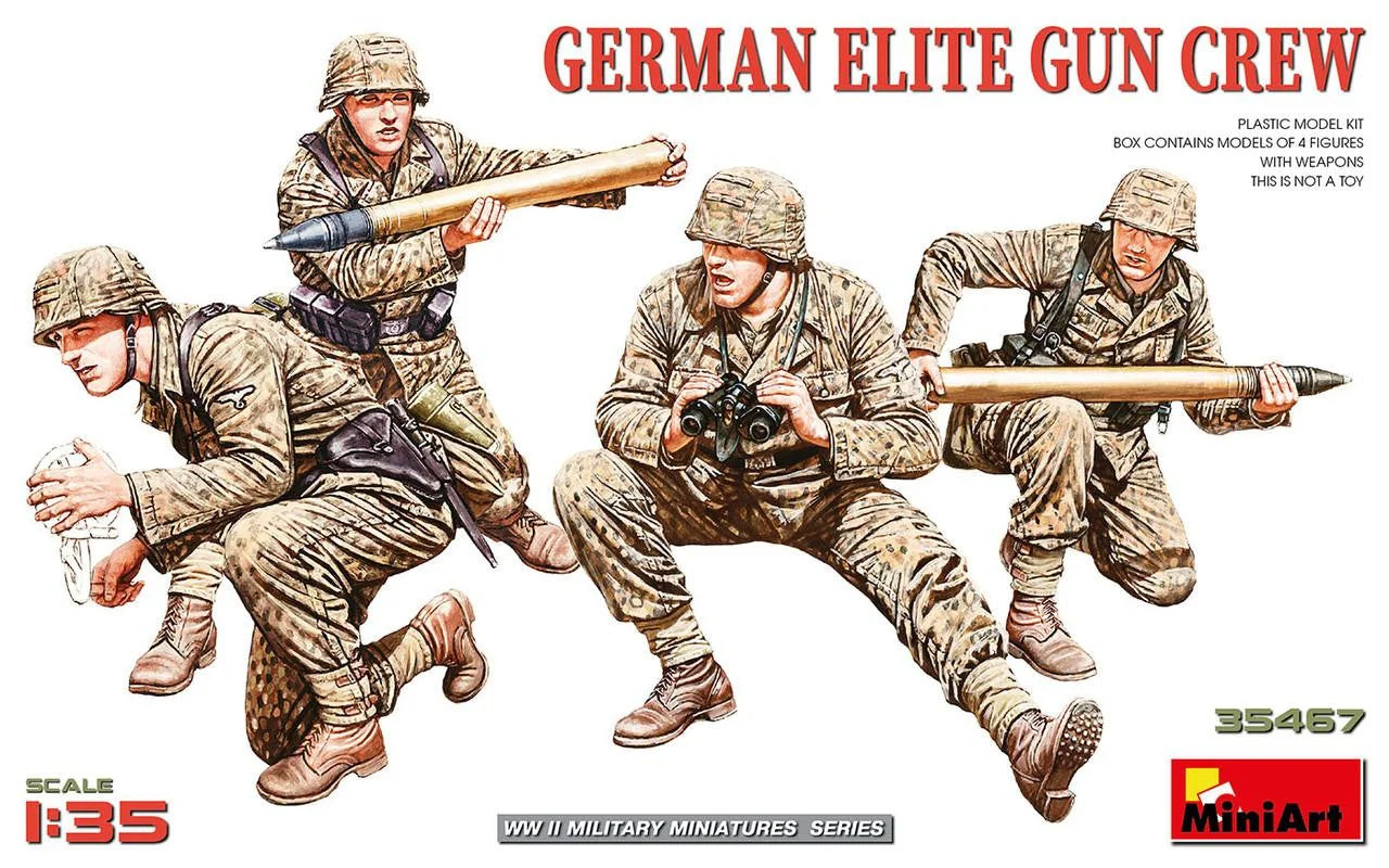 Miniart 1/35 GERMAN ELITE GUN CREW