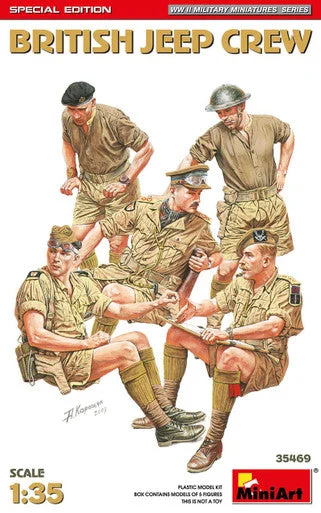 1/35 Miniart British Jeep Crew Special Edition - PREORDER