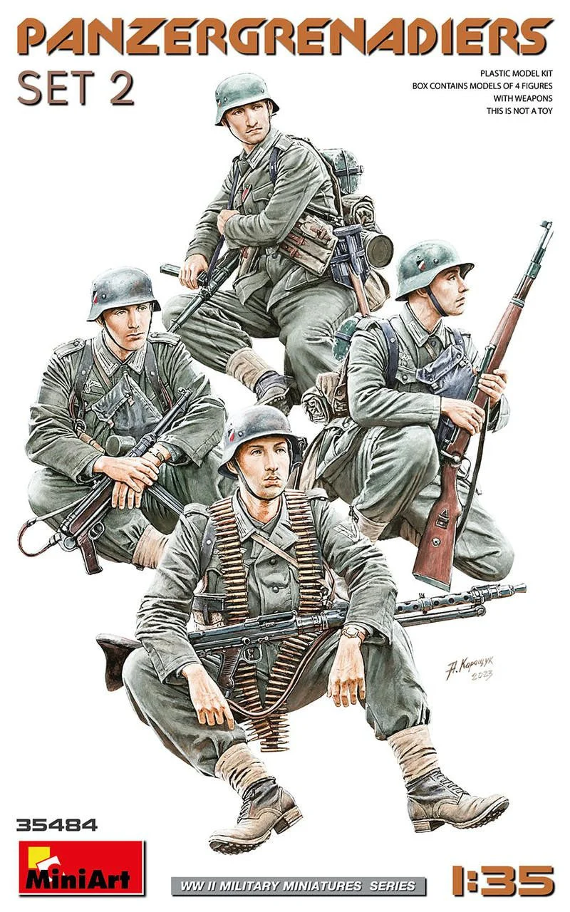 Miniart 1/35 PANZERGRENADIERS Figure SET 2 Plastic Model Kit