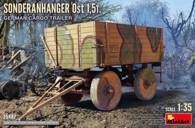 1/35 Miniart Sonderanhanger Ost 1.5t German Cargo Trailer
