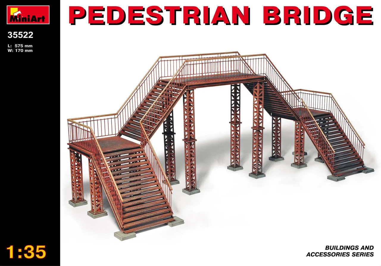 Miniart 1/35 Miniart Pedestrian Bridge
