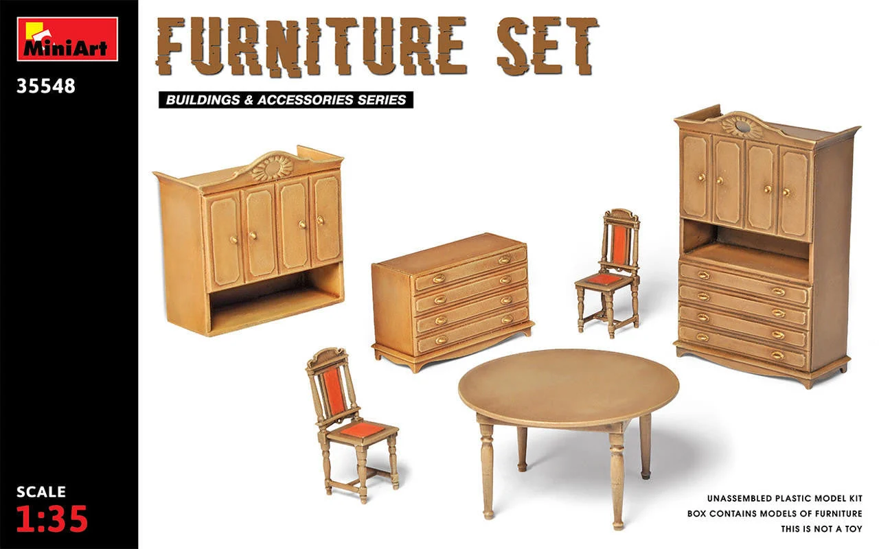 Miniart 1/35 Miniart Furniture Set