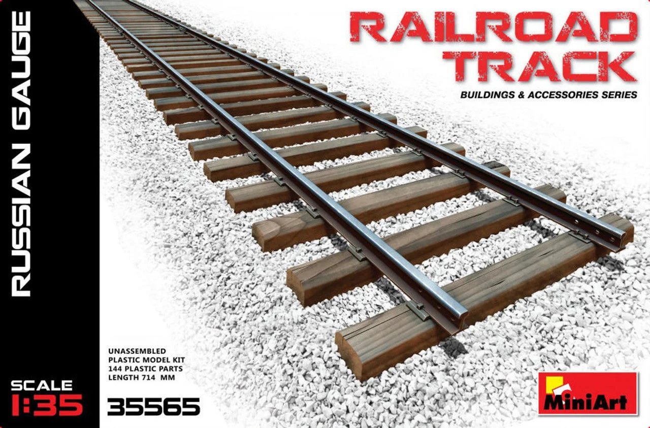 Miniart 1/35 Miniart Railroad Track Russian Gauge