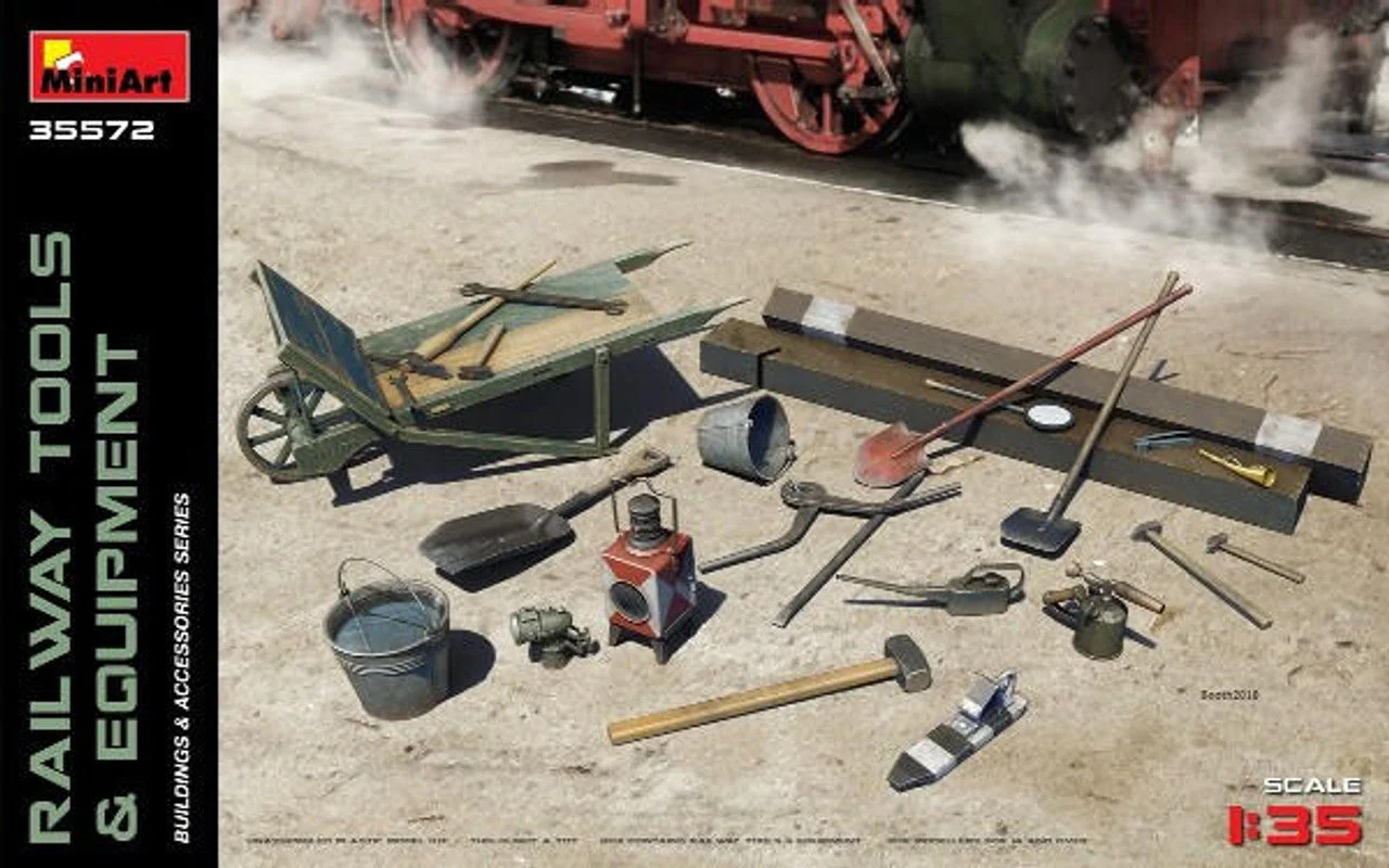 Miniart 1/35 Miniart Railway Tools & Equipment
