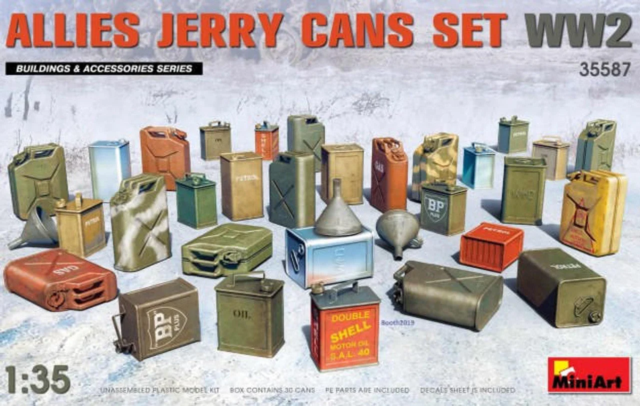 Miniart 1/35 Miniart WWII Allies Jerry Cans Set (30)
