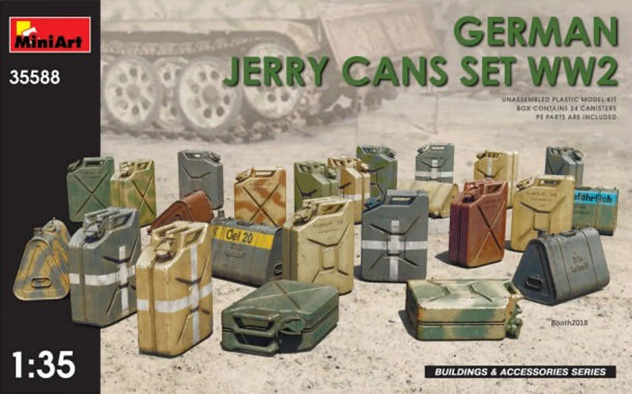 Miniart 1/35 Miniart WWII German Jerry Cans Set (24)