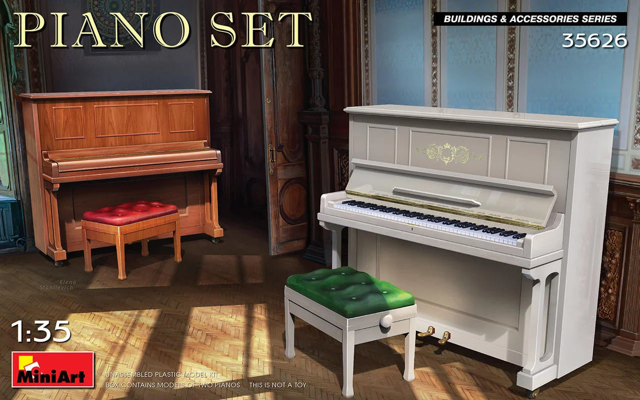 Miniart 1/35 Miniart Piano Set