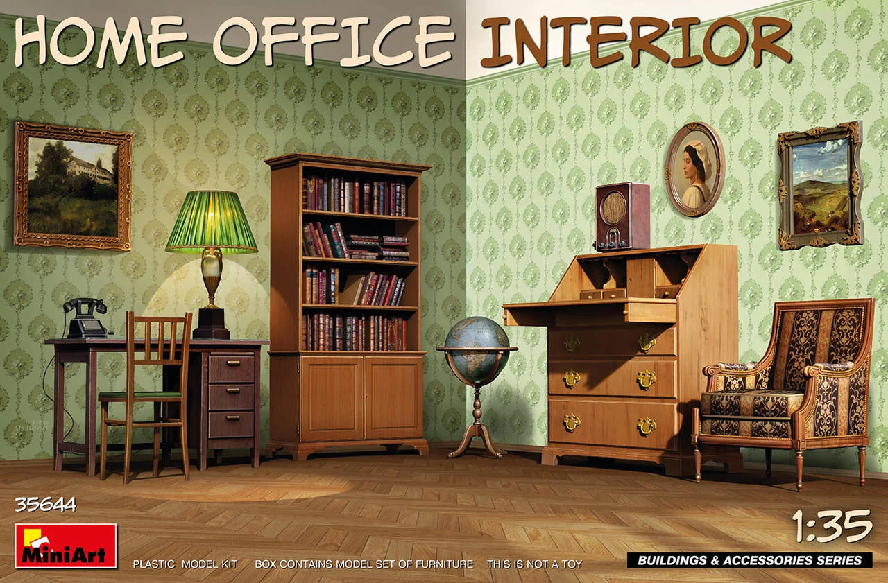 Miniart 1/35 Miniart Home Office Interior
