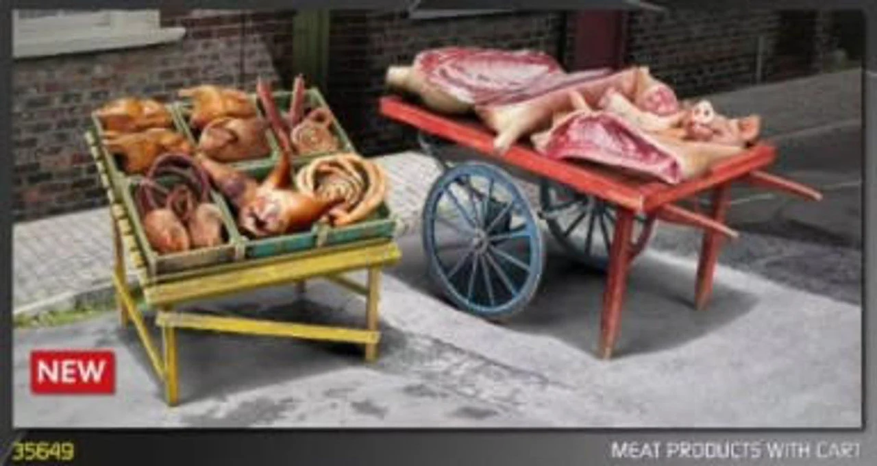 Miniart 1/35 Miniart Meat Products w/Carts
