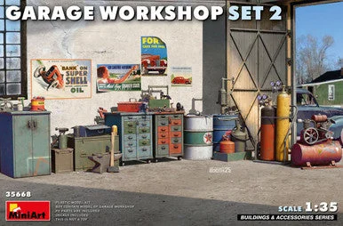 1/35 Miniart Garage Workshop Set #2