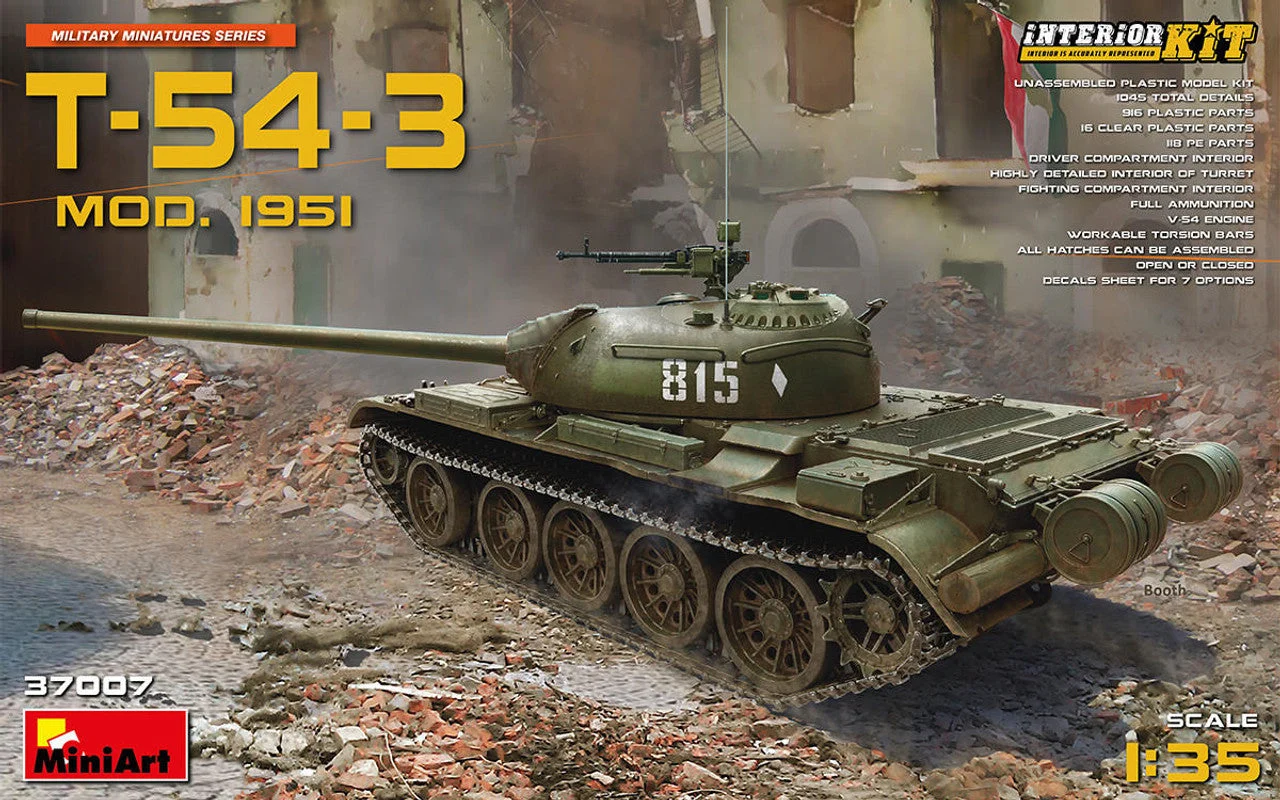 Miniart 1/35 Miniart T-54-3 Mod. 1951 Interior Kit