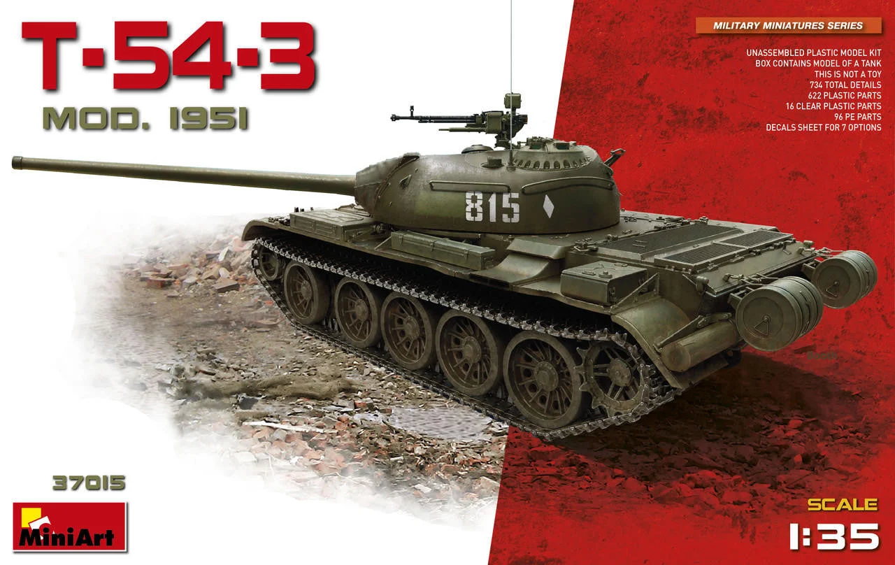 Miniart 1/35 Miniart T-54-3 Mod. 1951 Tank