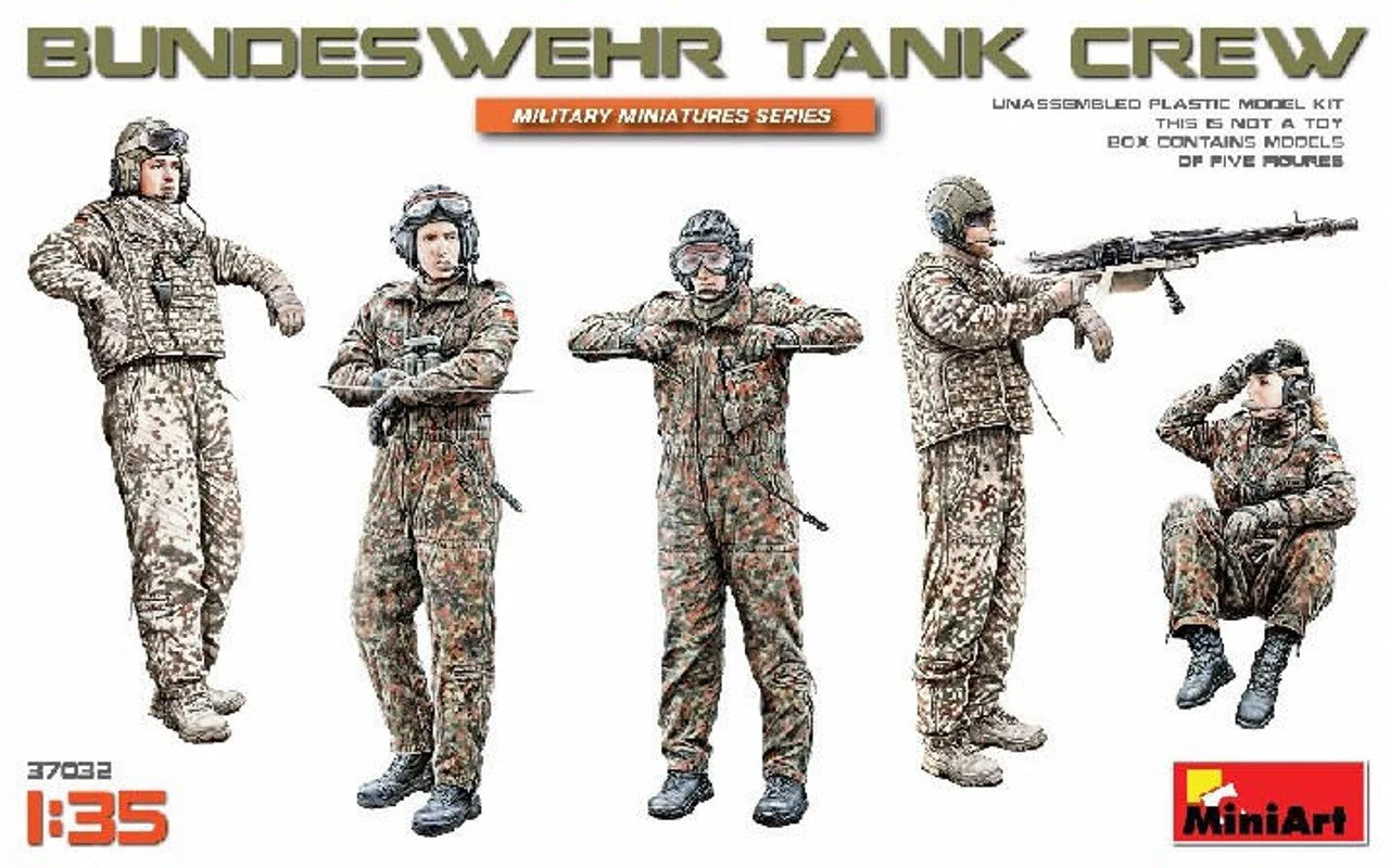 Miniart 1/35 Bundeswehr German Tank Crew (5)