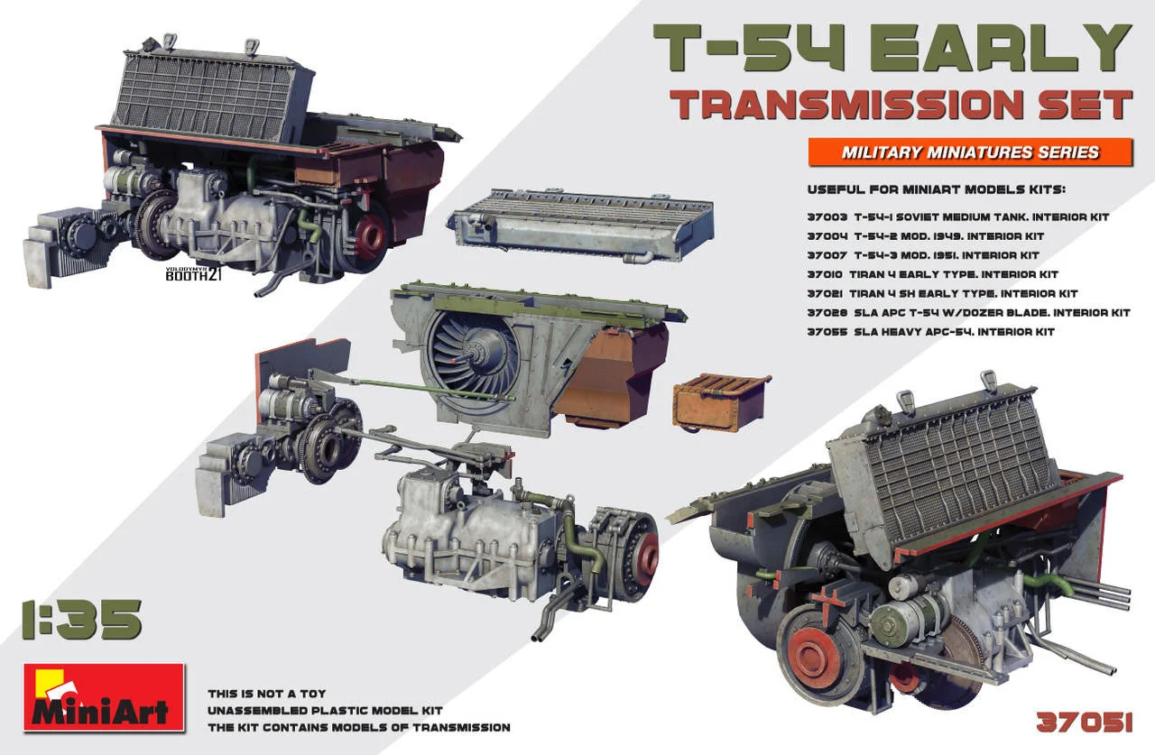 Miniart 1/35 Miniart Transmission Set for T-54 Early